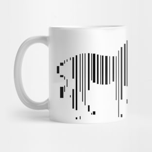 Zebra barcode stripes Mug